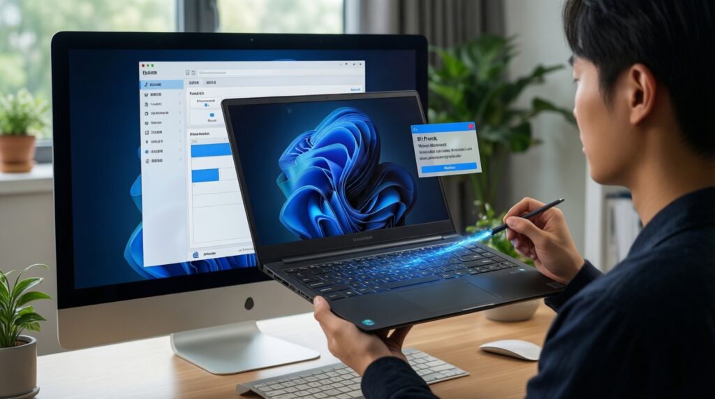 คู่มืออัปเกรด Windows แบบปลอดภัย: สำรองข้อมูล ไดรเวอร์ และเช็กลิสต์หลังอัปเดต - иллюстрация