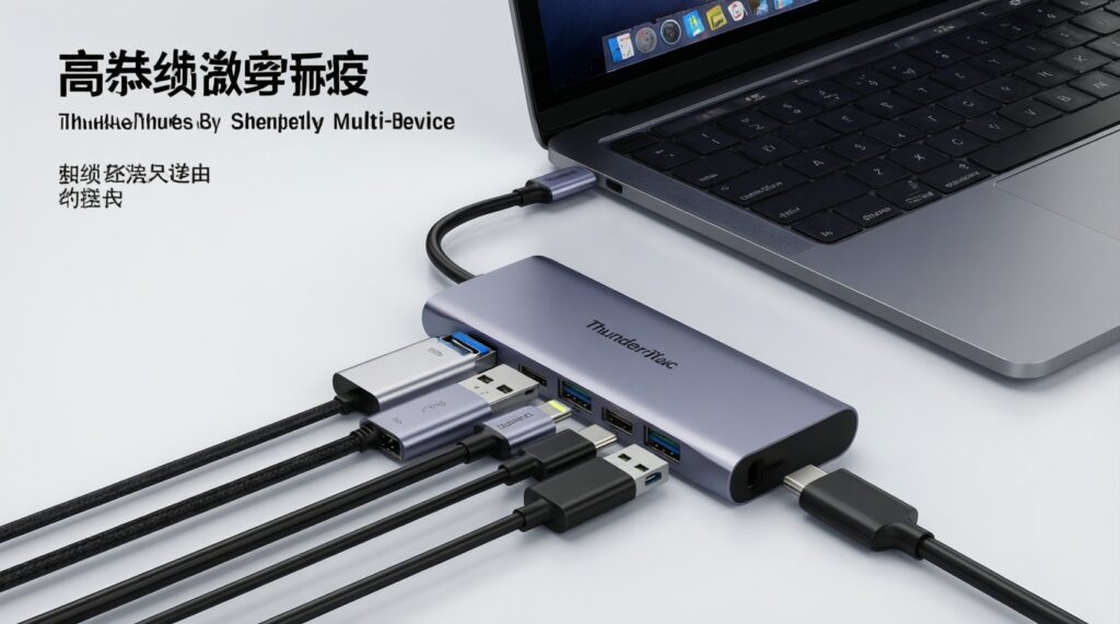 USB‑C/ Thunderbolt/ USB4: สายและพอร์ตต่างกันอย่างไร เลือกให้ไม่ผิด - иллюстрация