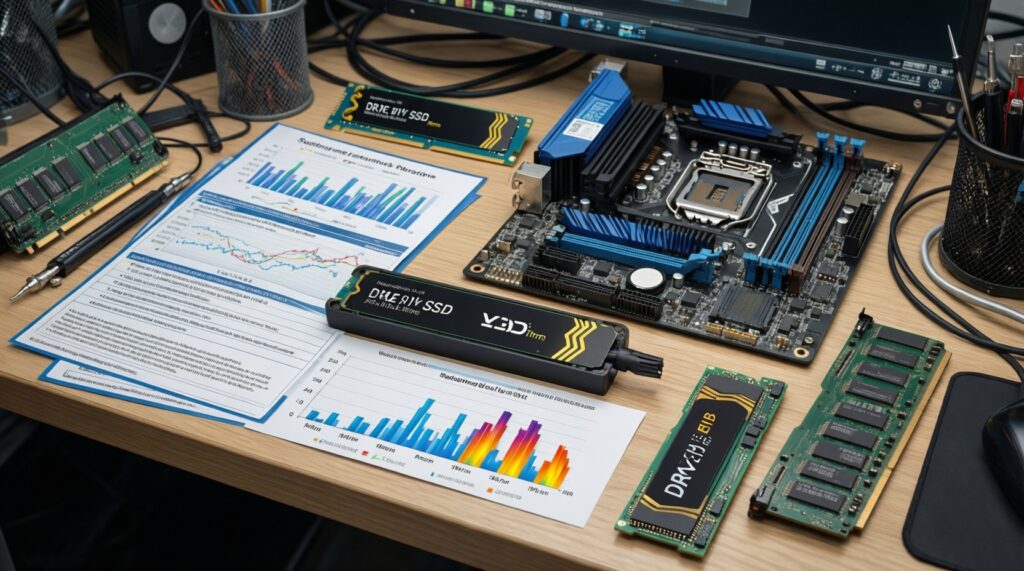 ไกด์เลือก SSD: PCIe 4.0 vs PCIe 5.0 ต่างกันแค่ไหนในงานจริง - иллюстрация