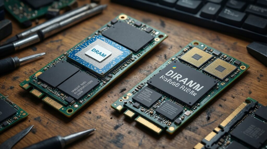 วิธีดูสเปก SSD ให้ไม่พลาด: DRAM, SLC cache, TBW และอุณหภูมิ - иллюстрация