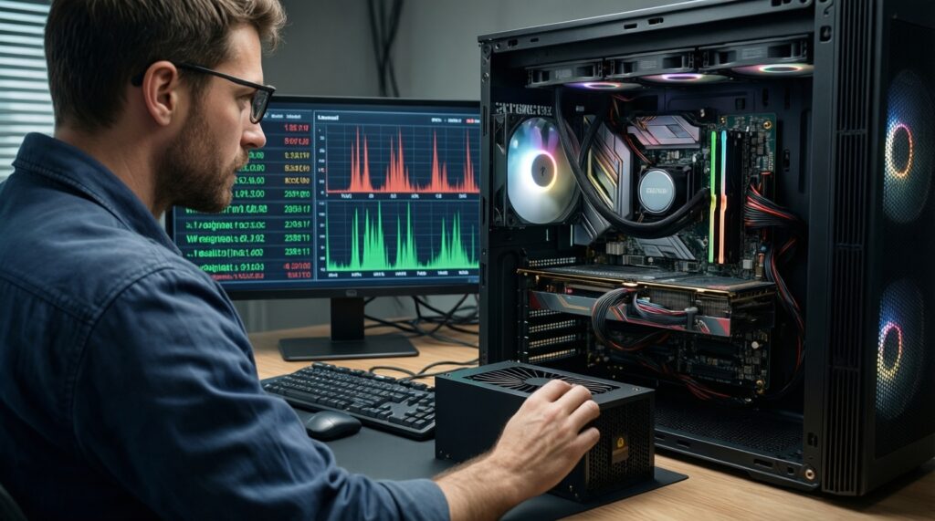 PSU และการกินไฟของเจนใหม่: ควรใช้วัตต์เท่าไหร่ และดูมาตรฐาน 80 Plus ยังไงไม่โดนหลอก - иллюстрация