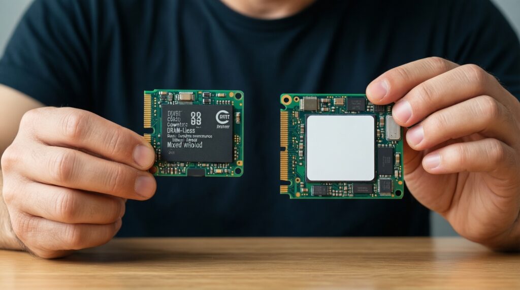 - DRAM-less SSD คืออะไร: เหมาะหรือไม่เหมาะกับใคร และควรเลี่ยงเมื่อไหร่ - иллюстрация