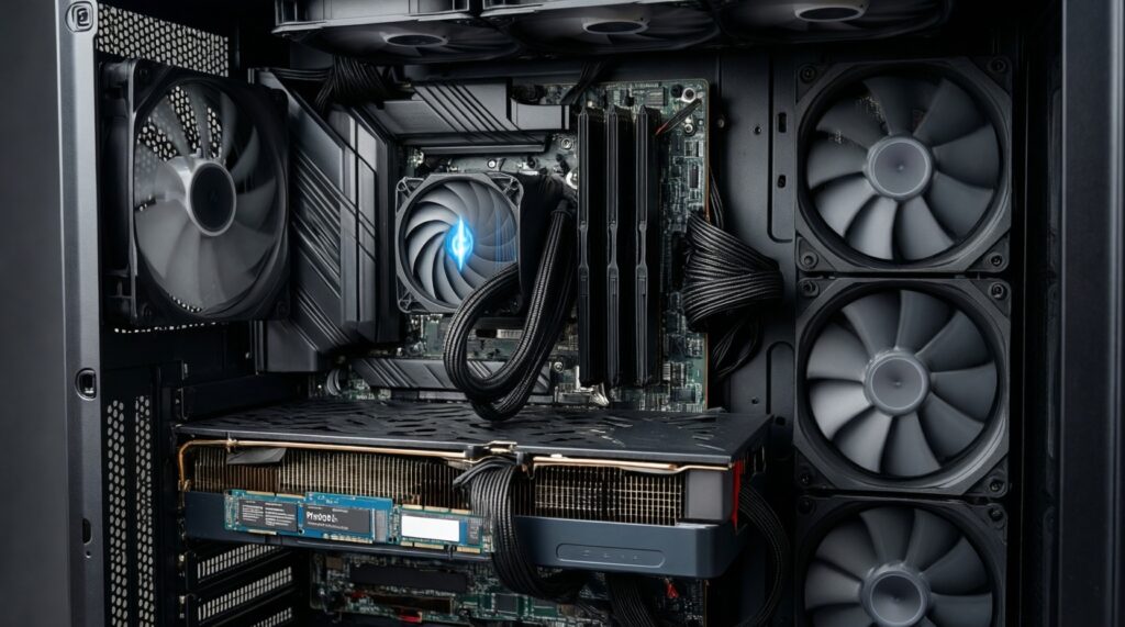 คู่มือเลือก SSD Gen4/Gen5: ความเร็วจริง การระบายความร้อน และความคุ้มค่า - иллюстрация