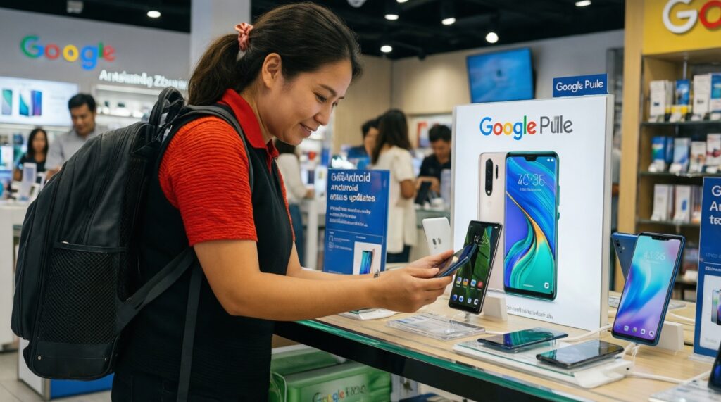 Android อัปเดตยาวแค่ไหนถึงคุ้ม: นโยบายอัปเดตแต่ละแบรนด์เทียบกัน - иллюстрация
