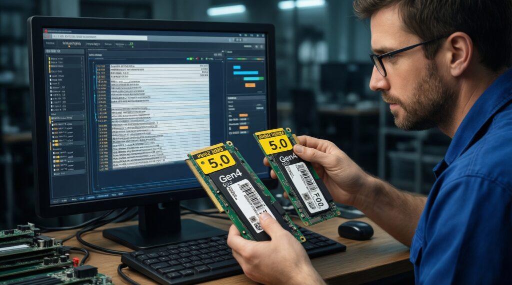 SSD Gen4 vs Gen5: ความเร็วที่โฆษณา vs ความเร็วใช้งานจริงต่างกันแค่ไหน - иллюстрация