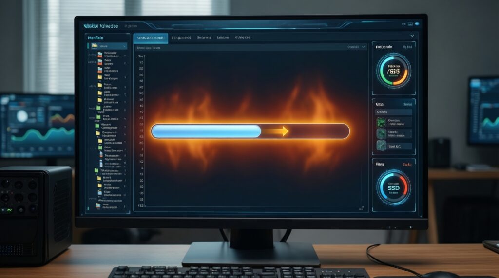 SSD Gen4 vs Gen5: ความเร็วที่โฆษณา vs ความเร็วใช้งานจริงต่างกันแค่ไหน - иллюстрация