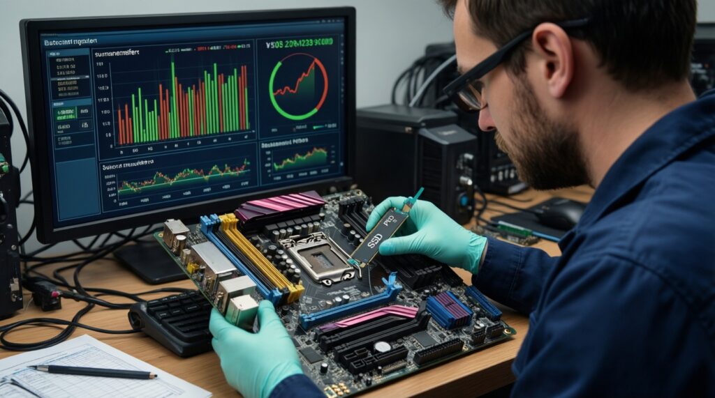 SSD Gen4 vs Gen5: ความเร็วที่โฆษณา vs ความเร็วใช้งานจริงต่างกันแค่ไหน - иллюстрация