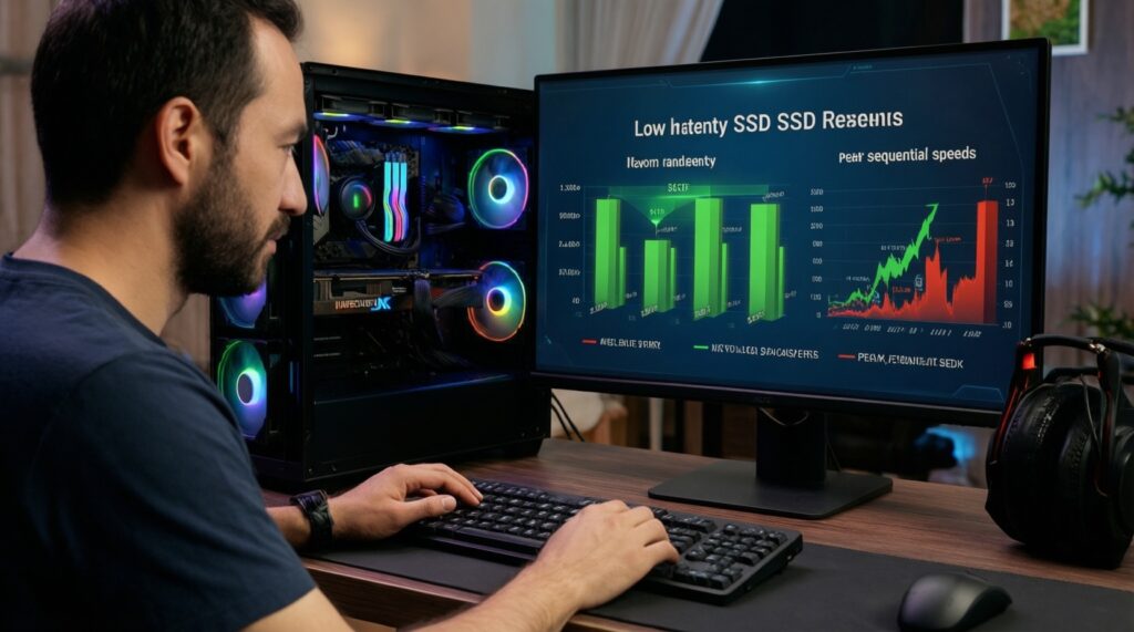 เลือก SSD สำหรับเกม vs งานตัดต่อ vs งานออฟฟิศ: ควรมองค่าอะไรเป็นหลัก - иллюстрация